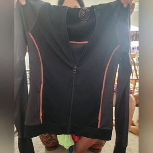 SO Activewear. Size Small, track jacket zip up with hood.